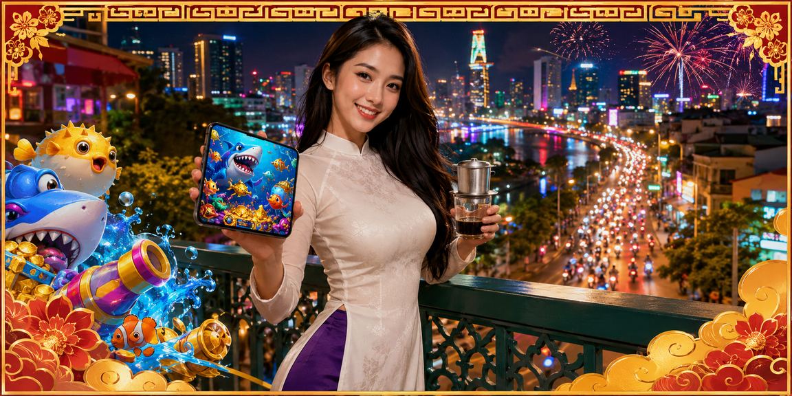Người dùng tại TP.HCM thưởng thức cà phê và trải nghiệm trò chơi poki1